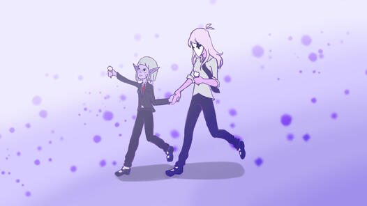 fullbody x2 + gradient bg